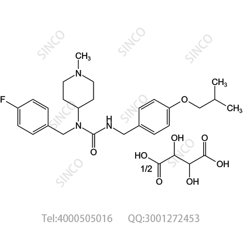 匹莫范色林半酒石酸盐